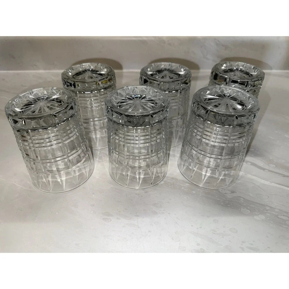 Cristal Darques Durrand Carrolton Double Old Fashioned Glasses (6) Excellent